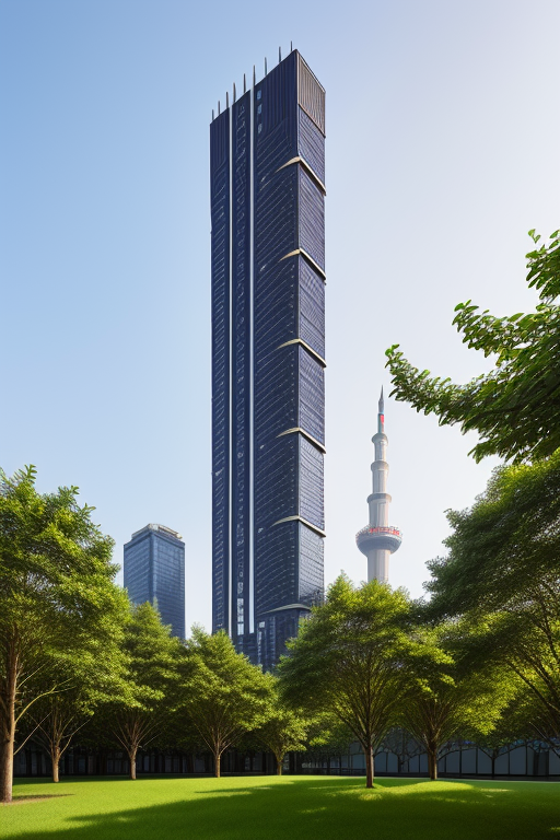 Home, High Rise, designed by Richard Rogers, Warehouse, Modern Architecture, afternoon, in the forest, Mosque, Skyscraper, Warehouse, Parametric Architecture