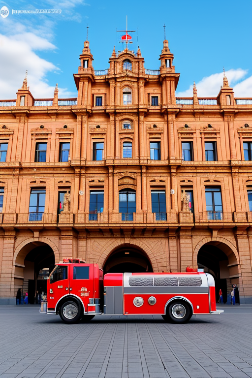 Estacion de bomberos del futuro Salamanca 127, con referencias peruanas y bomberos inkas
