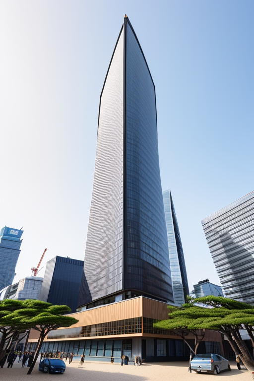 , Building, afternoon, Modern Architecture, on the beach, in Tokyo, in London, in New York