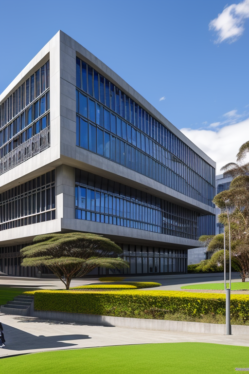 , Facultad De Sistemas, of Escuela Politecnica Nacional, in Quito, recreate structure, Modern Architecture