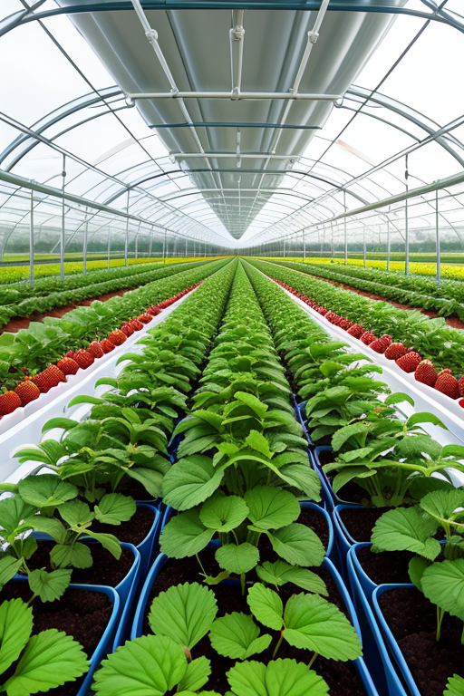to make a hydroponic cultivation of strawberry plants 
