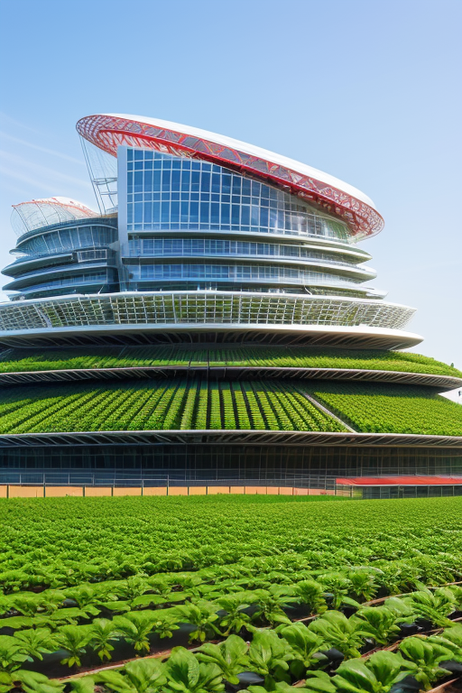 to make a hydroponic cultivation of strawberry plants 
, designed by Frank Gehry, Modern Architecture, Stadium