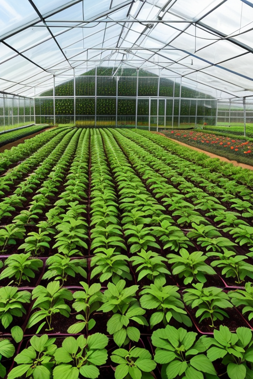 make a greenhouse for hydroponic cultivation of strawberry plants. the view must be complete from the sky. the crop must be located on a plot of land in the parish of santa rosa Ambato ecuador.