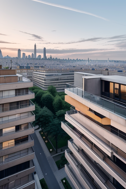 por el dia escribo,
por las noches respiro,
en las cartucheras vivo,
y si tuu mano no vivo, designed by Le Corbusier, morning, Modern Architecture, in Paris