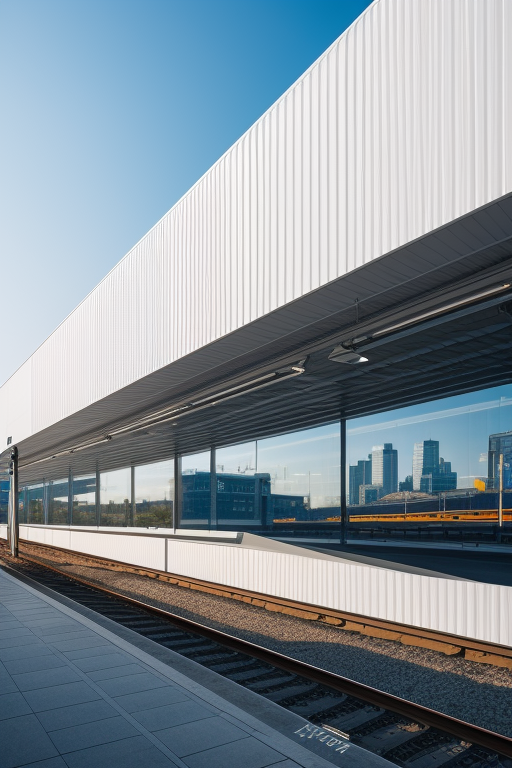 Train station, white cube, translucent, giant, , 