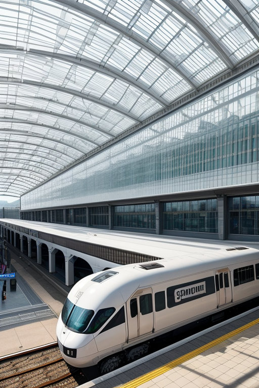 Train station, white cube, translucent, giant, , 