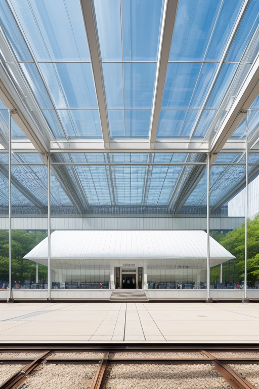 Train station, white cube, translucent, giant, , designed by Mies Van der Rohe
, designed by Norman Foster, bow, in New York