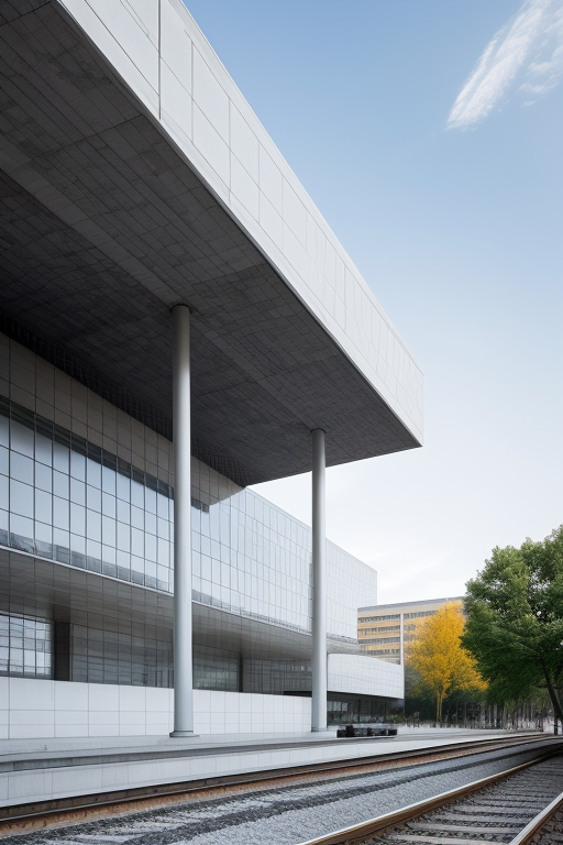 Train station , Brutalist Architecture, , designed by Mies Van der Rohe, Madrid, white, steel , designed by Philip Johnson, white cube, hechos & de meuron 