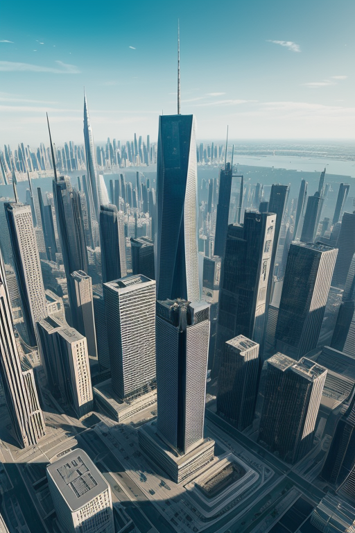 Futuristic city, , designed by Mies Van der Rohe, Brutalist Architecture, Post-Modern Architecture, Neofuturist Architecture