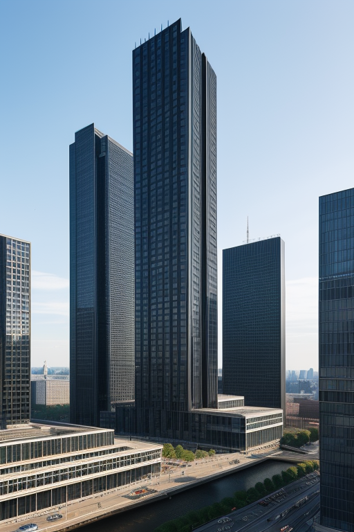 Futuristic city, , designed by Mies Van der Rohe, Brutalist Architecture, Post-Modern Architecture, Neofuturist Architecture, Modern Architecture, in Berlin, in Rome