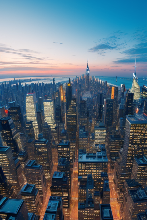 Futuristic city, , designed by Richard Rogers, in New York