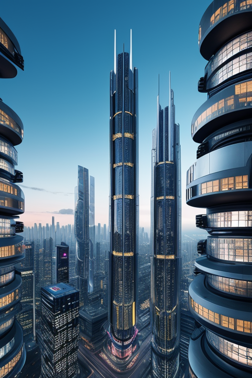 Futuristic city, , designed by Richard Rogers
, Brutalist Architecture