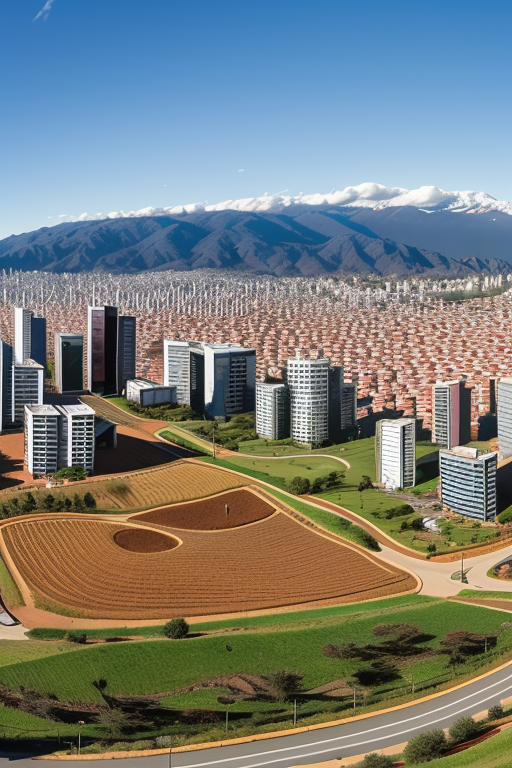 urbanización del campo en chile , Modern Architecture, PANORAMICA
