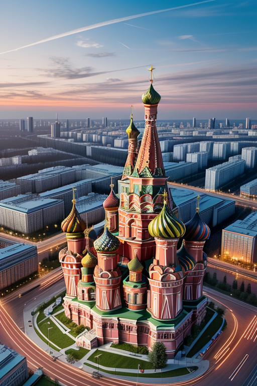 moscow, Khrushchevka, Neofuturist Architecture