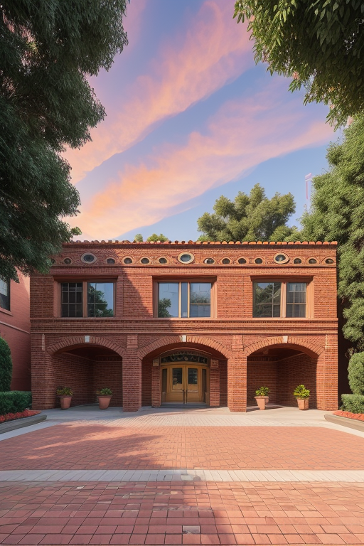 Brick building in LA
