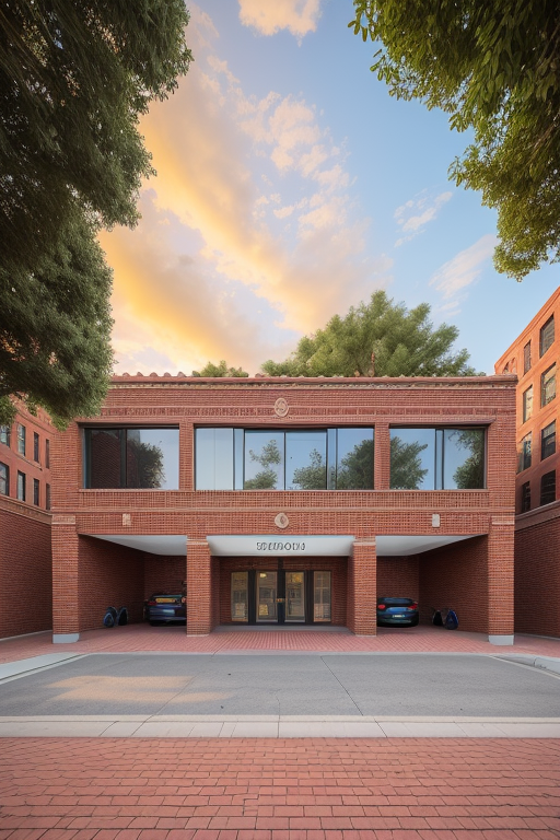 Brick building in LA