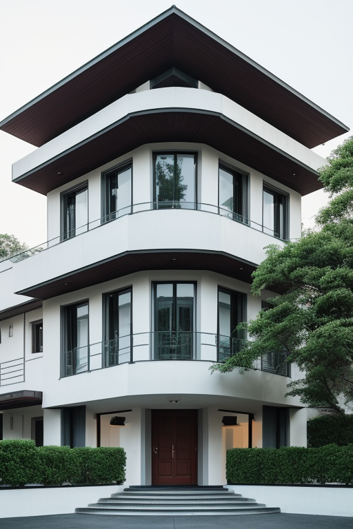 A simple and clasic hause of 20th century