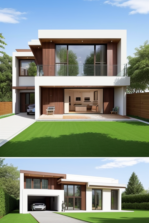 "Imagine a two-story family house with dimensions of 7 meters wide by 70 meters long. This house is located in a peaceful environment and features a contemporary design that combines functionality and style. On the exterior, the facade showcases clean lines and modern finishes, with a combination of materials such as concrete, glass, and wood that give it an elegant look.

Upon entering the house, you are greeted by a spacious foyer that provides access to the different areas of the residence. The ground floor houses a generous living room with large windows that allow natural light to flood in and offer views of the garden. The living room is designed to create a cozy ambiance and is furnished with comfortable sofas and a central fireplace that provides warmth during the colder months.

The kitchen, in a modern style, is located in an open space and is equipped with state-of-the-art appliances and a central island that serves as both a food preparation area and a breakfast counter. Additionally, there is an adjacent dining area, perfect for enjoying family meals.

The 7 x 70-meter family house has a total of four bedrooms situated on the second floor. The master bedroom is spacious and features an en-suite bathroom, a walk-in closet, and large windows that provide panoramic views of the surroundings. The remaining three bedrooms are ideal for family members or guest rooms and share additional bathrooms.

Outside, the house boasts a well-maintained garden with green spaces and a covered terrace where one can enjoy the outdoors and host family gatherings. There is also ample parking space for two vehicles.

This 7 x 70-meter family house has been designed with comfort and well-being in mind. It combines a functional layout with aesthetic details and high-quality materials, creating a cozy and modern home for a family that values space and togetherness."
