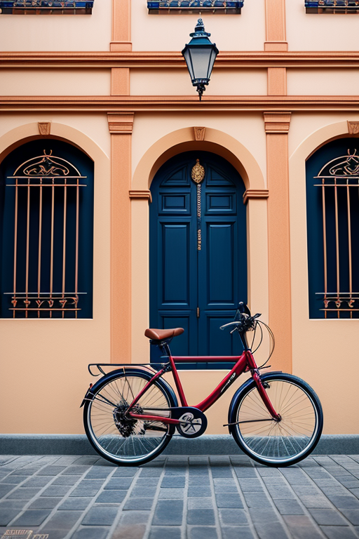 toreto picando una bicicleta
