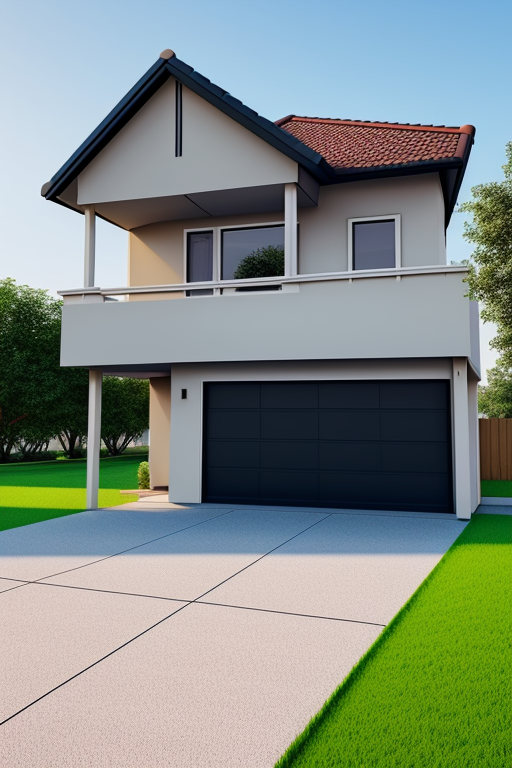generate a floor plan for my house where my home is west facing and other 3 sides have different houses except west side which is our main road. My house front side width is 9.9 metermeter , back side width is 9.45 meter meter and length on northern side is 18.75 meter & on southern side is 17.83 meter.