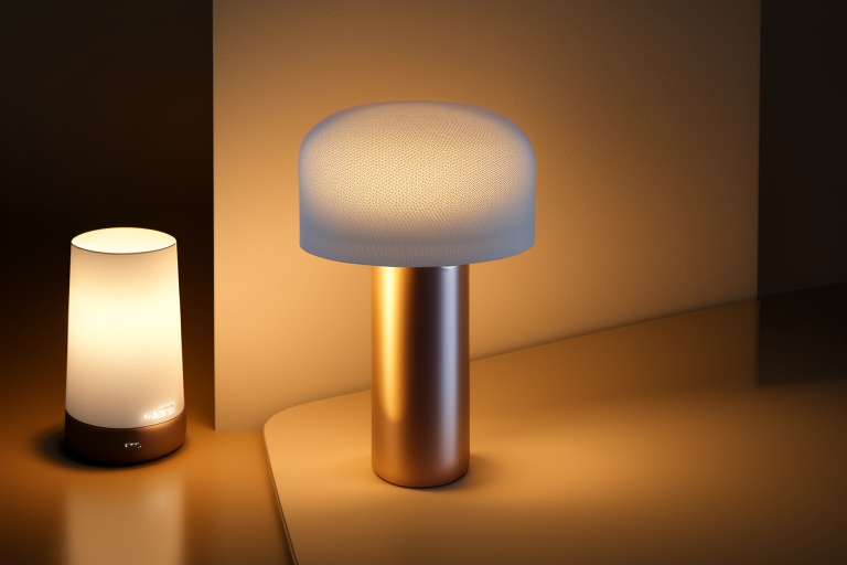 White bellhop lamp, 