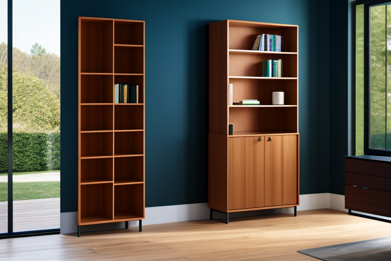 a bookcase, Modern