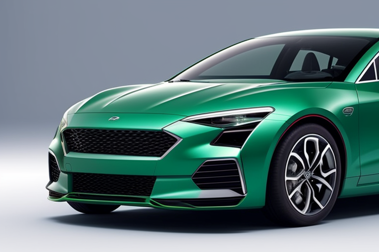 Green car