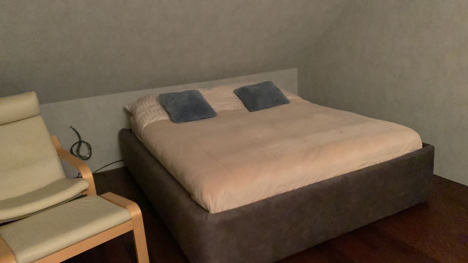 Bedroom, (in Miami:1.5), (miami interior design:1.4), contemporary design, clean room, miami vice, white marble floors, stainless steel, leather, big windows, ocean view