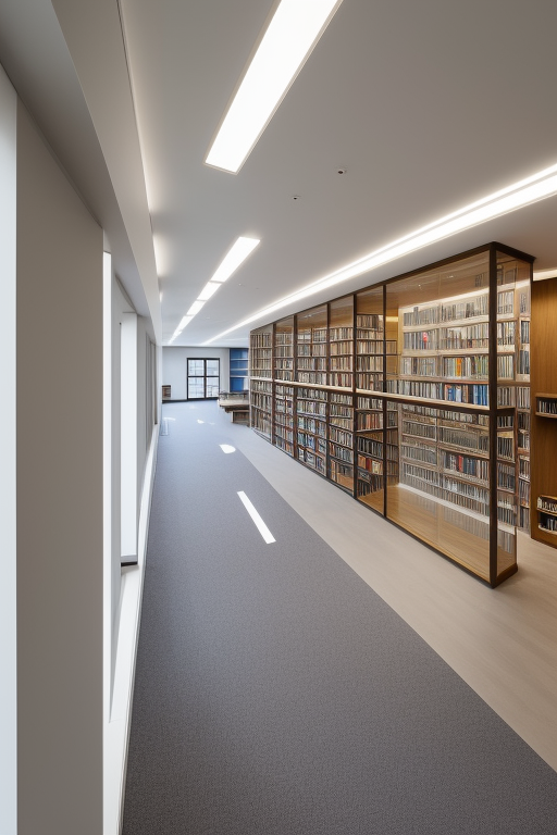 University, Hospital, designed by Rem Koolhas, Modern Architecture, in the afternoon, Library, designed by Louis Kahn