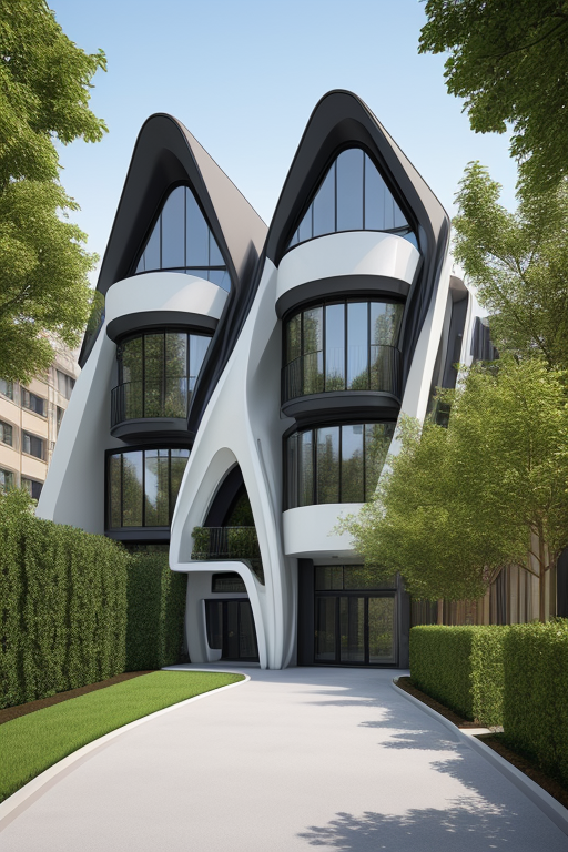Townhouse, designed by Zaha Hadid