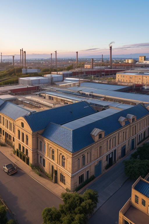 Traditional latin american and victorian architecture, Factory