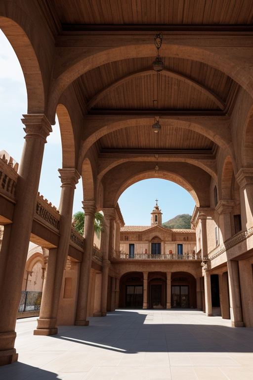 Traditional latin american and spanish revival architecture, Warehouse