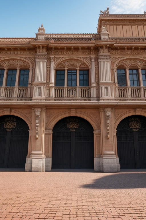 A combination of Traditional latin american and victorian architecture, Warehouse