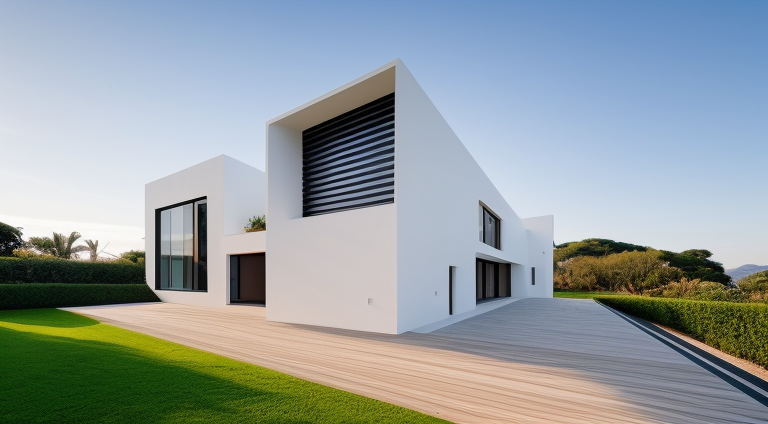Villa, designed by Oscar Niemeyer, Modern Architecture