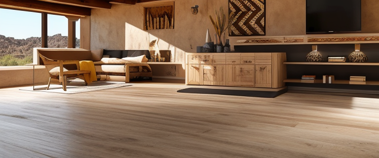 Bedroom, Southwestern design, warm and earthy, desert-inspired colour, terracotta, natural materials, adobe and wood, rustic and handcrafted elements, Native American and Mexican influences