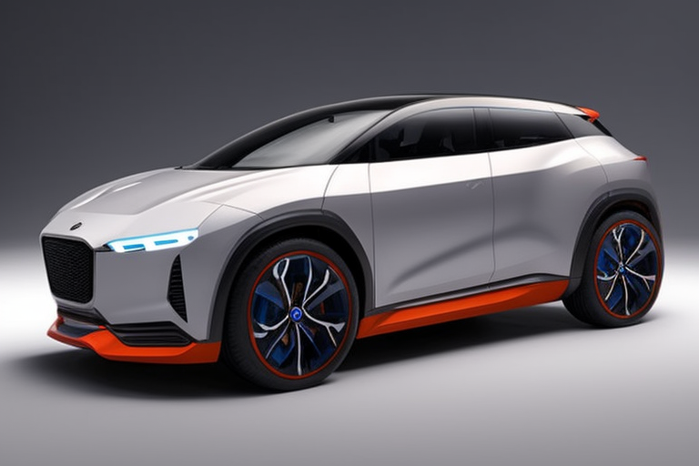 crear un carro que mantenga la estetica y las propiedades visuales de el estilo de ironman, que sea un campero