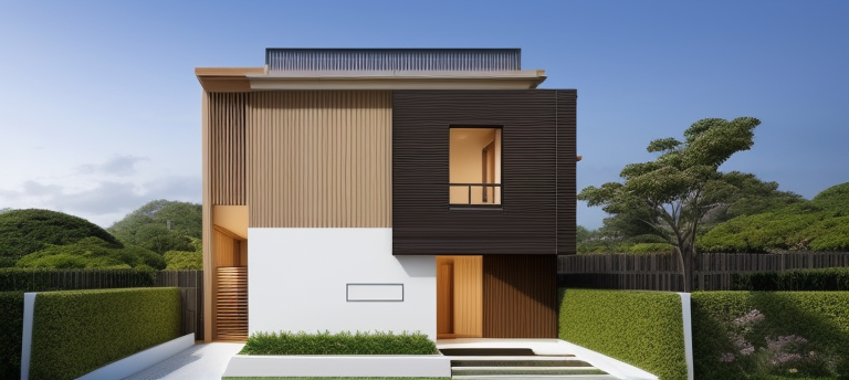 Generate a hyper-realistic render of a Contemporary and Minimalist Japanese Tropical house. The house should have a sleek and modern design, incorporating elements of Japanese architecture and tropical aesthetics. The color scheme should primarily consist of dark and wood tones to create a warm and inviting atmosphere. Pay attention to the fine details such as textures, lighting, and landscaping to bring out the realism in the render. Emphasize clean lines, minimalistic forms, and an integration of indoor and outdoor spaces to capture the essence of contemporary Japanese architecture. The tropical elements should include lush greenery, palm trees, and natural light filtering through large windows. The overall result should be a visually stunning representation that showcases the harmonious blend of contemporary design, Japanese aesthetics, and tropical ambiance, Villa, designed by Frank Lloyd Wright, Japanese architecture, in the morning, in Tokyo