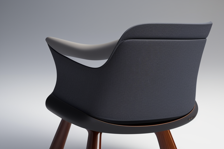 a chair soft as a gummy, Black, Chair