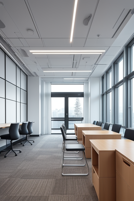 White lego brick, Office, designed by Alvar Aalto
