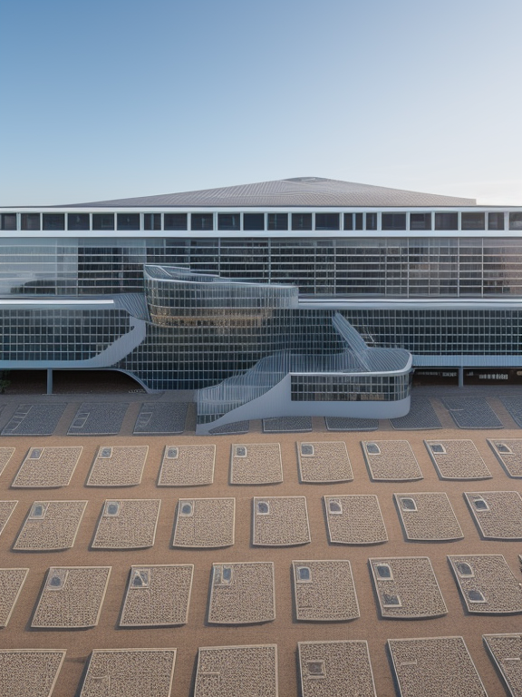 Museum, designed by Alvar Aalto, in the morning