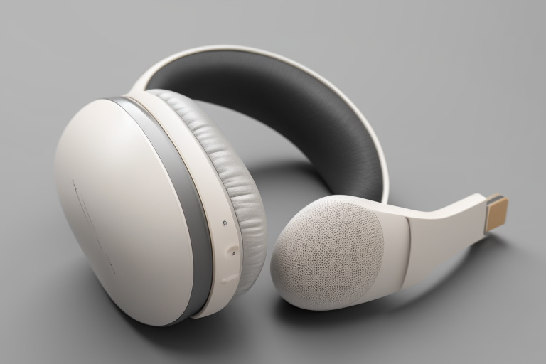 cat, Headphones, White