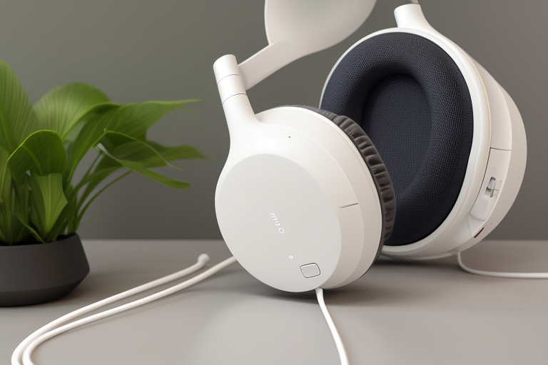 cat, Headphones, White