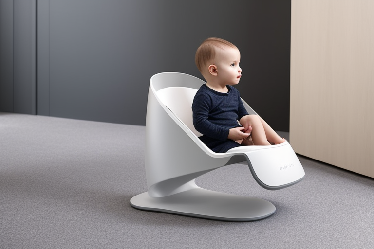 baby bouncer, high quality, smart, Chair, White, Gray