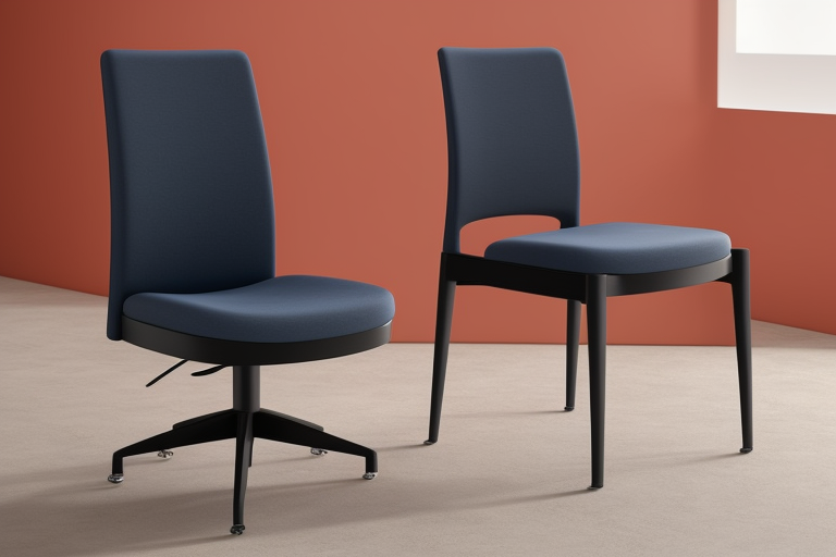 a chair with big seat
 of small height 