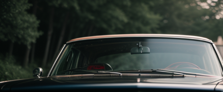 alice in wonderland with car

