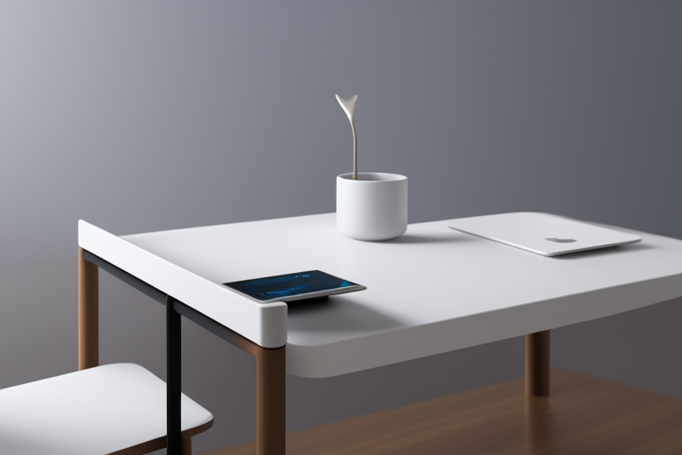 multifunctional table minimalism, Chair, White