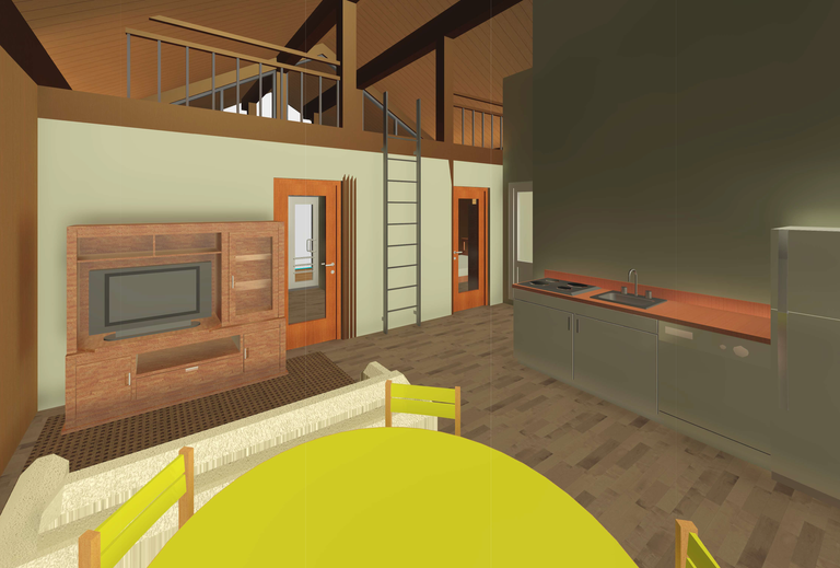 Dining Room, Modern design, clean lines, geometric shapes, neutral colour panel, simplicity and functionality, use of glass, steel, concrete