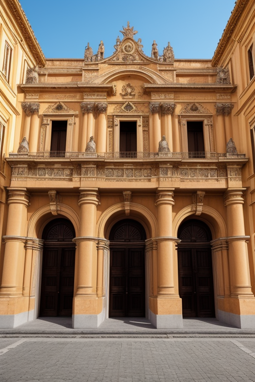 traditional latin american buildings blended with necolassical architecture