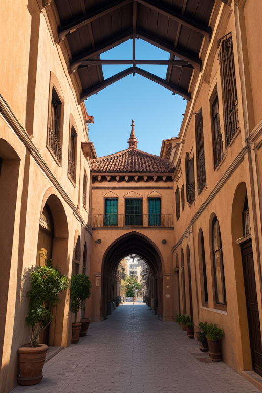 traditional latin american buildings blended with necolassical architecture