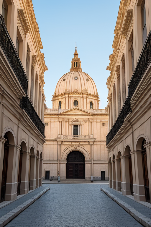 traditional latin american buildings blended with neoclassical architecture